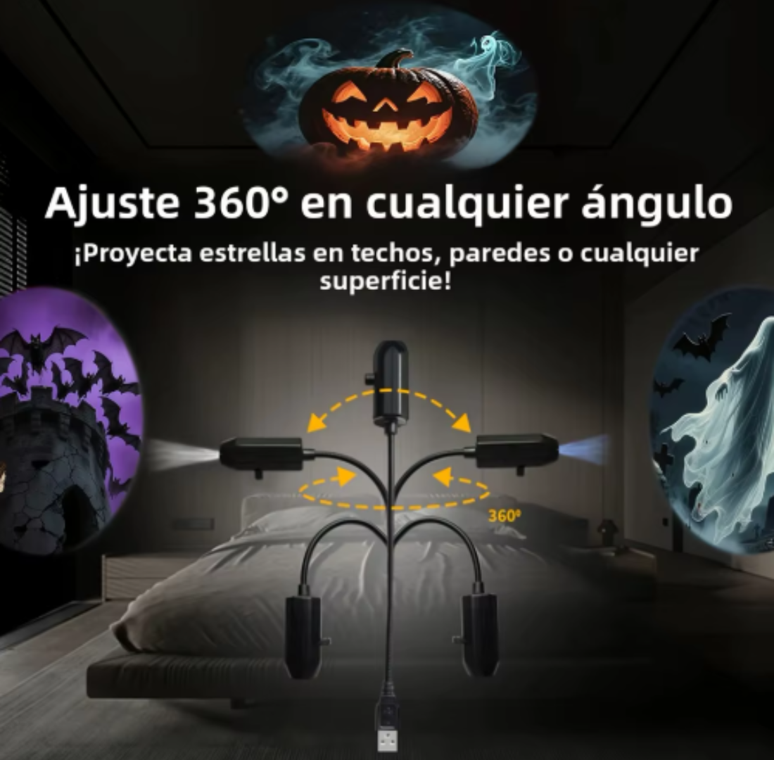 Proyector USB Halloween